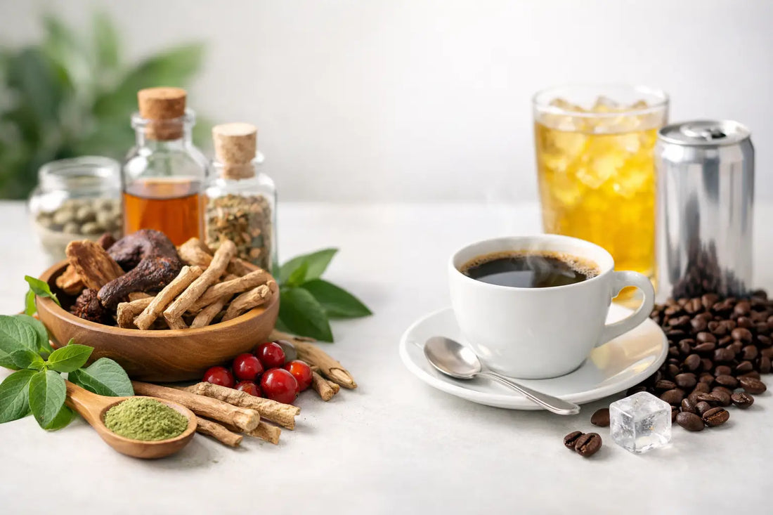 Adaptogens vs Caffeine Energy for Steady Vitality