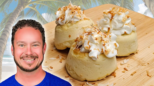 Crustless Coconut Cream Pie Bites