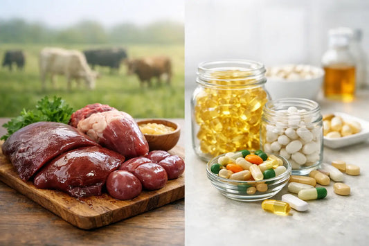 Grass Fed Organs vs Synthetic Vitamins