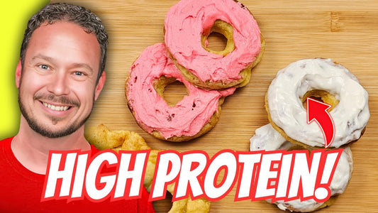 Perfect Keto Cake Donuts (with Strawberry or Maple Glaze)