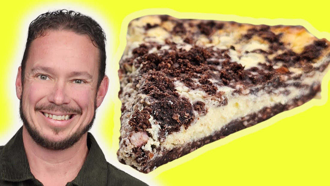 Keto Cottage Cheese Chocolate Crumble Pie