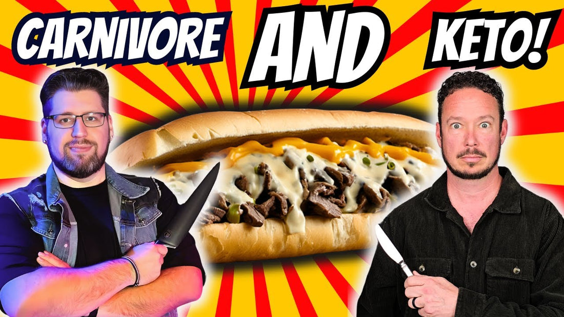 Keto Philly Cheesesteak Buns (+ Chris's Carnivore Philly Rolls)