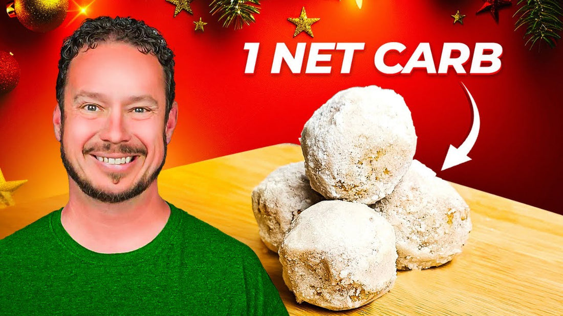 Keto Snowball Cookies (Russian Tea Cookies)