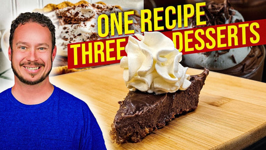 High-Protein Chocolate Mousse, Pudding Pie or Icebox Pie (One Recipe)