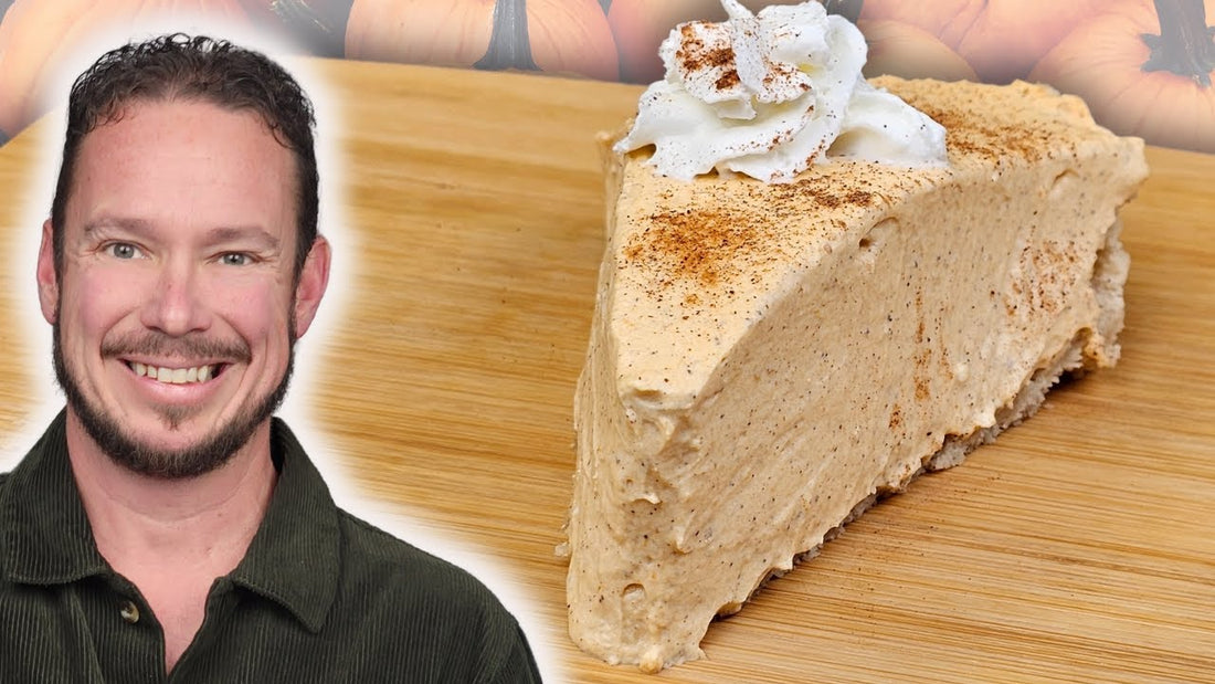 10-Minute No-Bake Keto Pumpkin Cheesecake