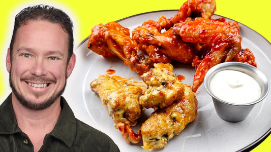 Crispy Keto Chicken Wings with Sticky Wing Sauce