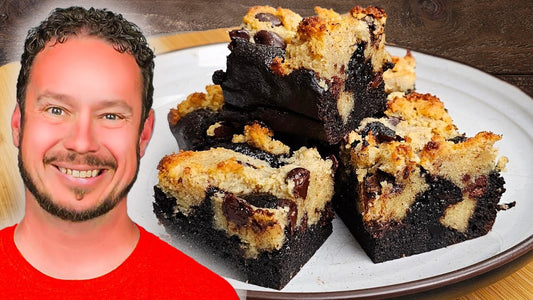 Ultimate Keto Brookies (Brownie & Chocolate Chip Cookie in One)