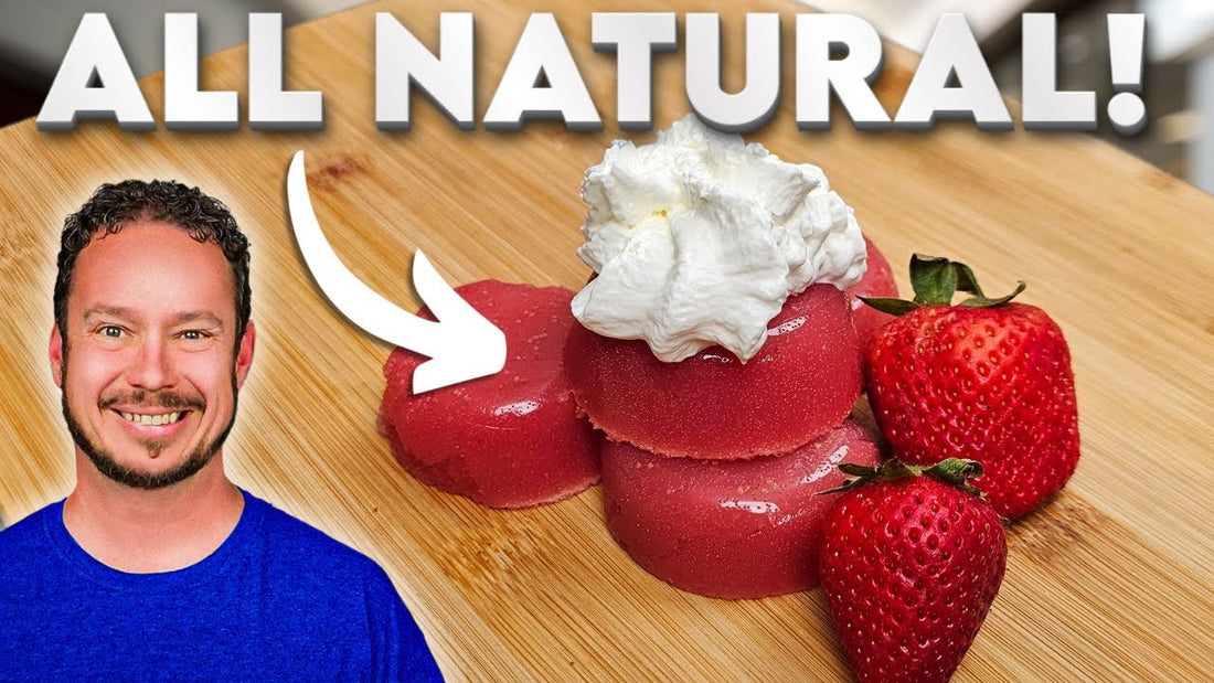 Clean Keto Strawberry Jello Cups