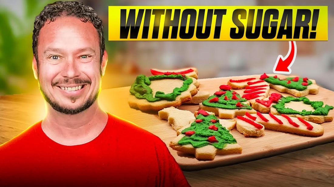 Keto Christmas Sugar Cookies (Sugar-Free)
