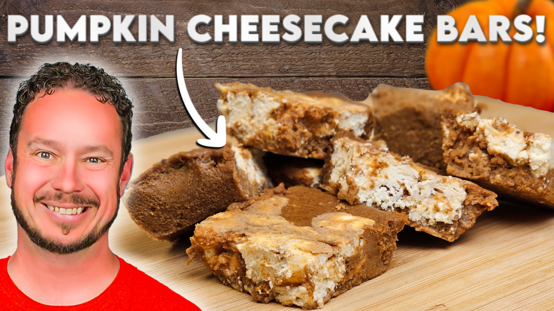 🎃 Keto Pumpkin Cheesecake Bars