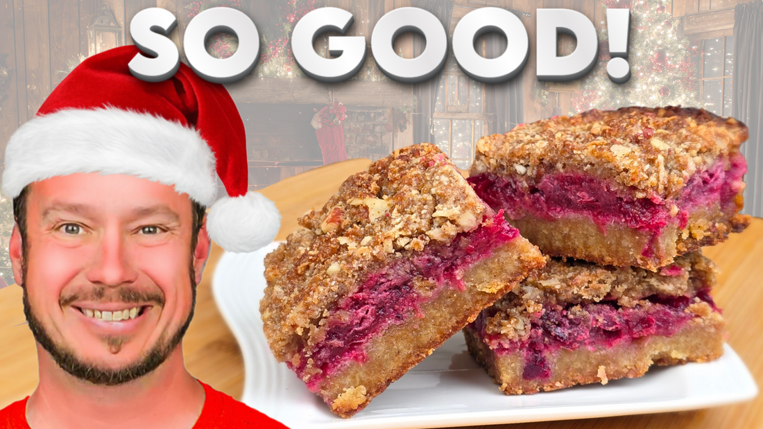 Low Carb Cranberry Sauce Bars