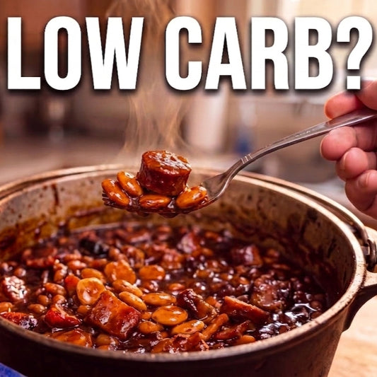 Smoky BBQ Lupini Baked Beans