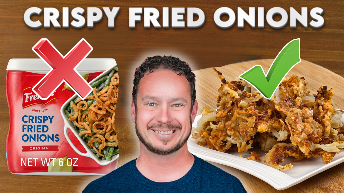 Oven-Baked Crispy  Fried Onions