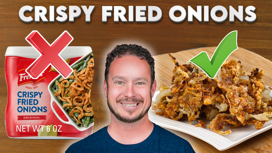 Oven-Baked Crispy  Fried Onions