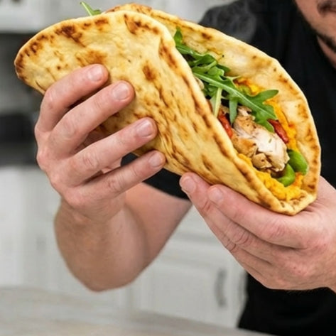 High Protein Keto Cottage Cheese Flatbread