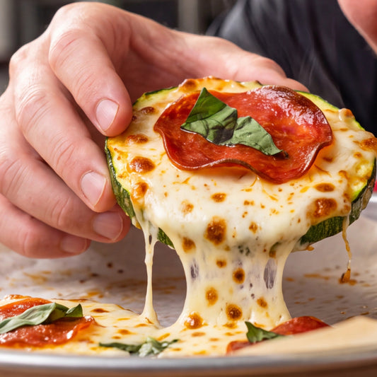 Crispy Zucchini Pizza Bites