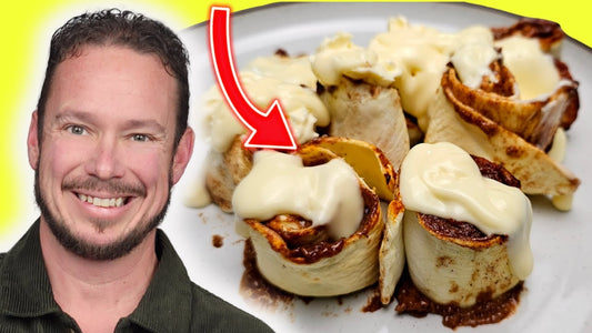 5-Minute Keto Cinnamon Rolls (Egglife Wraps, Air Fryer)