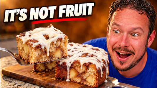 Mock Apple Fritter Cake (No Apples, No Sugar, No Wheat)