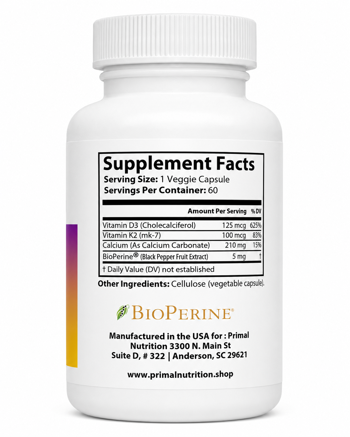 ☀️ Vital Light – Vitamin D3 + K2