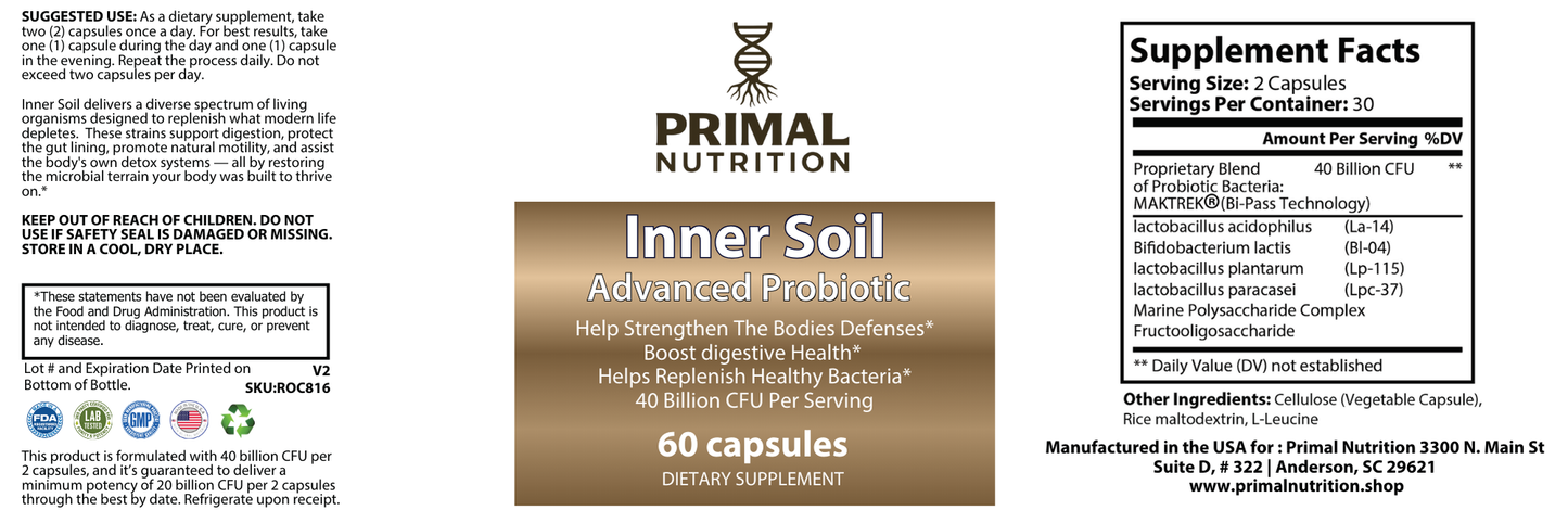 Inner Soil Advanced Probiotic