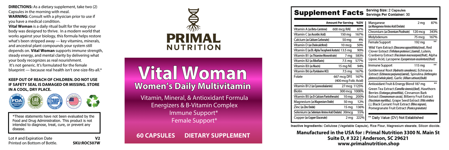 Vital Woman Women's Daily Multivitamin